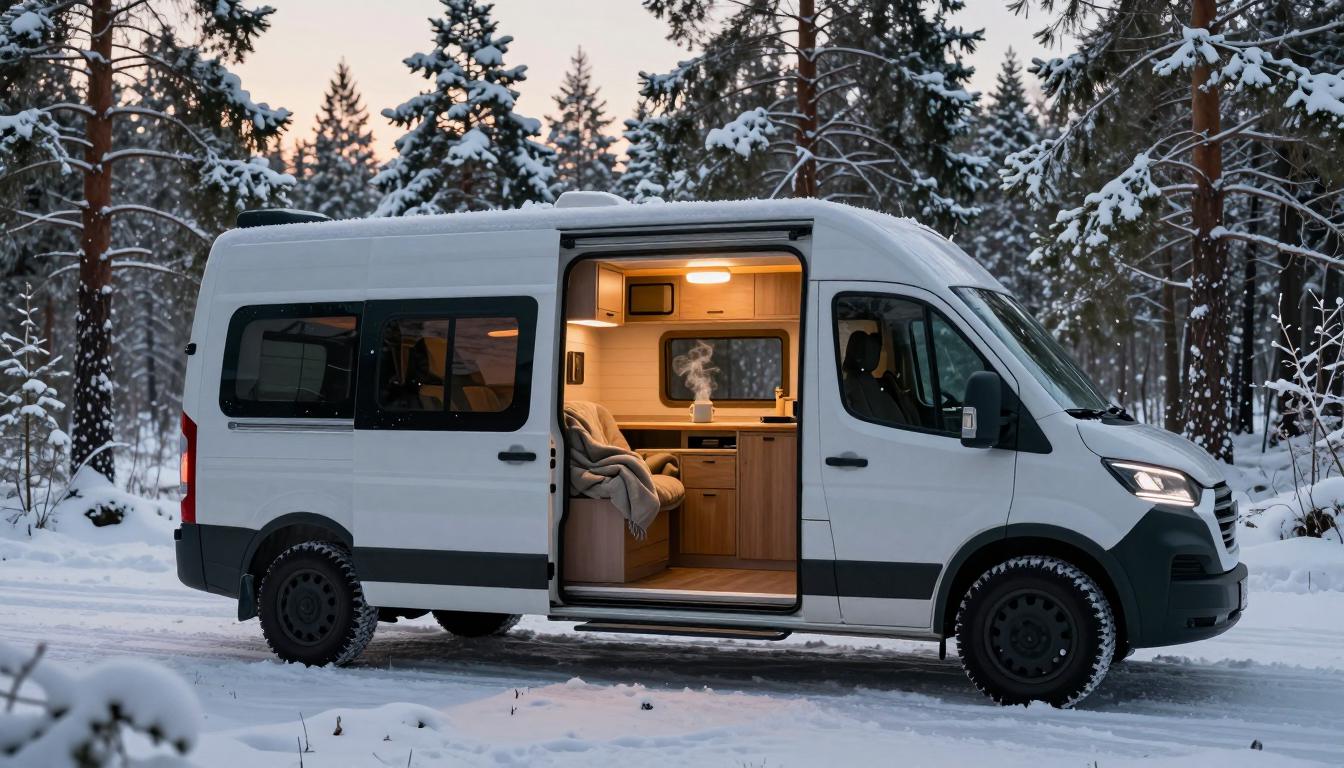 Guía esencial para viajar en invierno con tu furgoneta camper***
